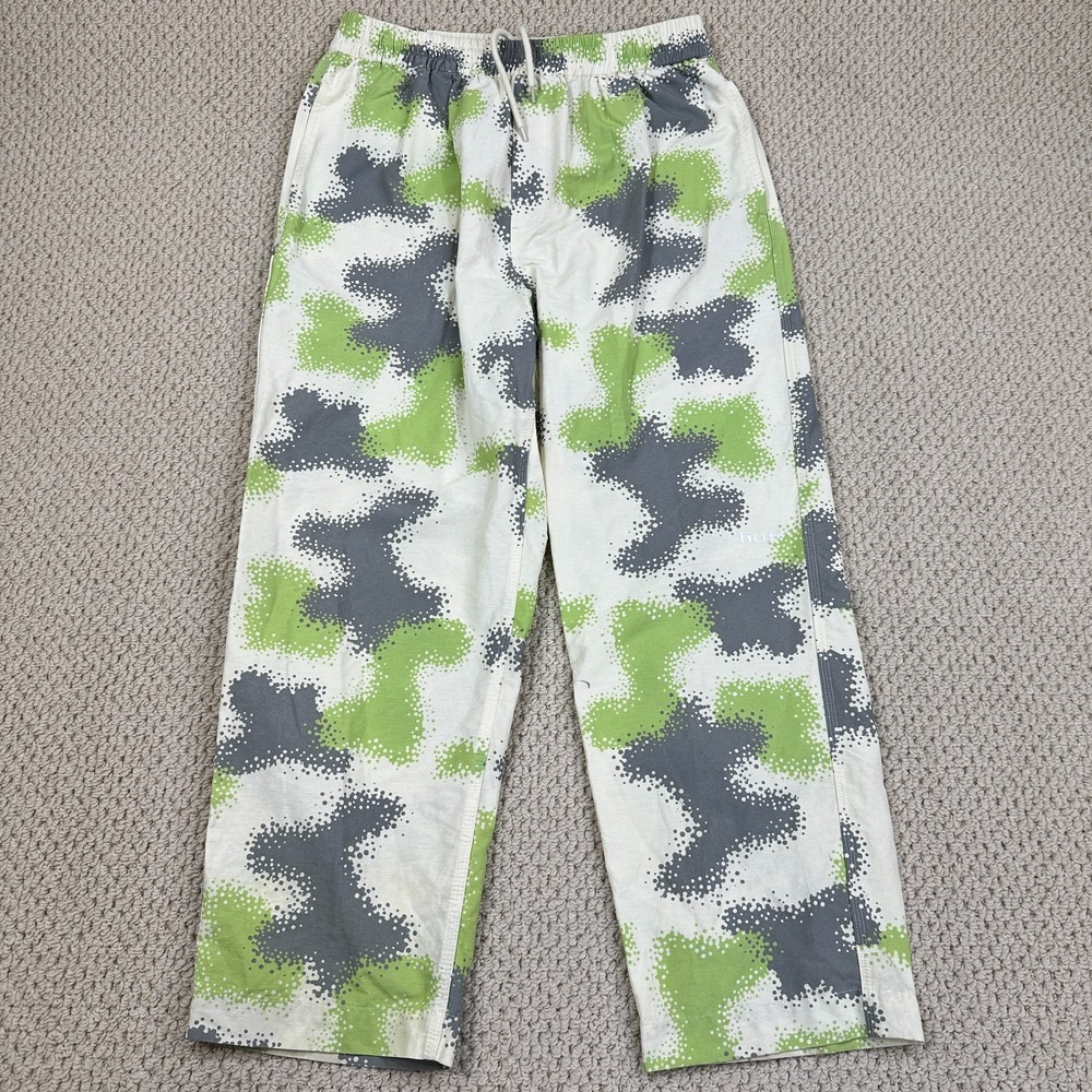 HUF Pants Mens Large Commander Camo Lightweight Lounge Worldwide Baggy Skater